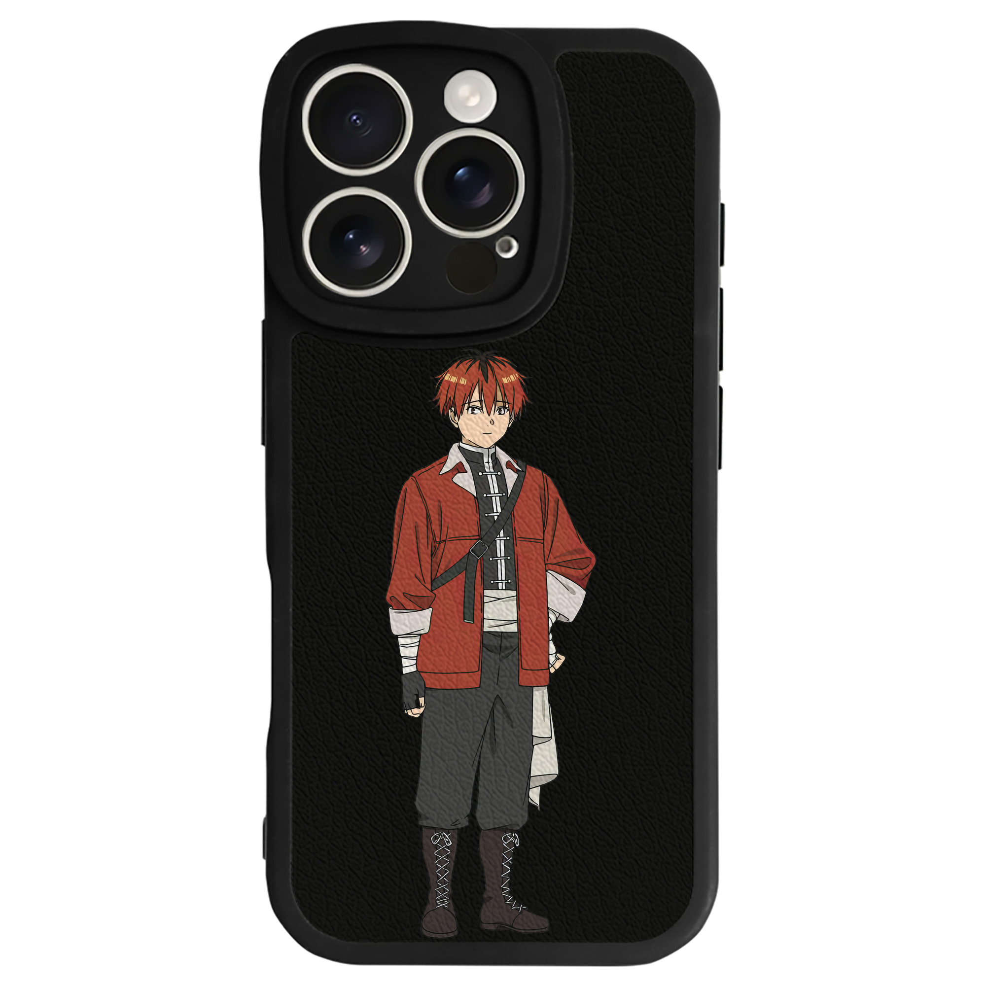 （画像用） 葬送のフリーレン Frieren 【iPhone 16シリーズ対応】シリコンスマホケース（レザー調） 材質：シリコン